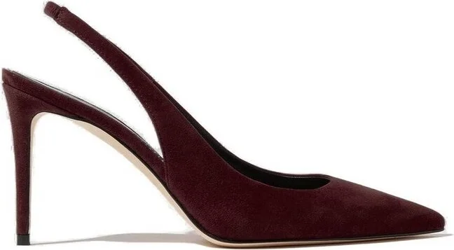 Scarosso X Brian Atwood Sutton Pointed-Toe Slingback Pumps