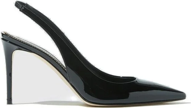 Scarosso X Brian Atwood Sutton Pointed-Toe Slingback Pumps