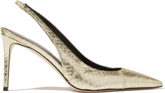 Scarosso X Brian Atwood Sutton Pointed-Toe Slingback Pumps