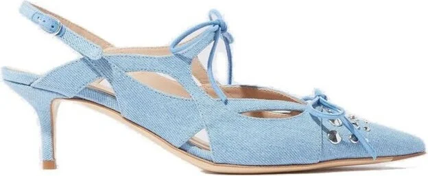 Scarosso X Paula Cademartori Cinderella Slingback Pumps