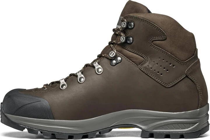 SCARPA Men's Kailash Plus GTX Waterproof Gore-Tex Leather Hiking Boots - Dark Coffee - 9 Men/10 Women