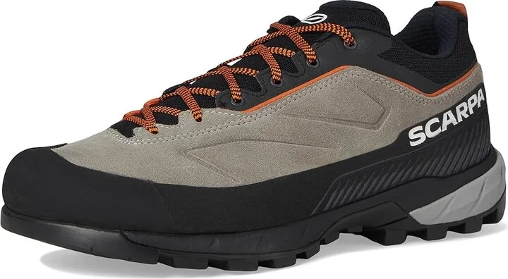 Scarpa Rapid XT Men's Climbing Shoes Taupe/Rust Orange : EU 40 (US Men's 7.5) D - Medium, Suede - Image 5