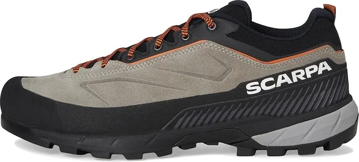 Scarpa Rapid XT Men's Climbing Shoes Taupe/Rust Orange : EU 40 (US Men's 7.5) D - Medium, Suede - Image 6