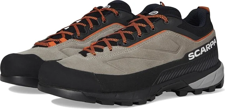 Scarpa Rapid XT Men's Climbing Shoes Taupe/Rust Orange : EU 40 (US Men's 7.5) D - Medium, Suede
