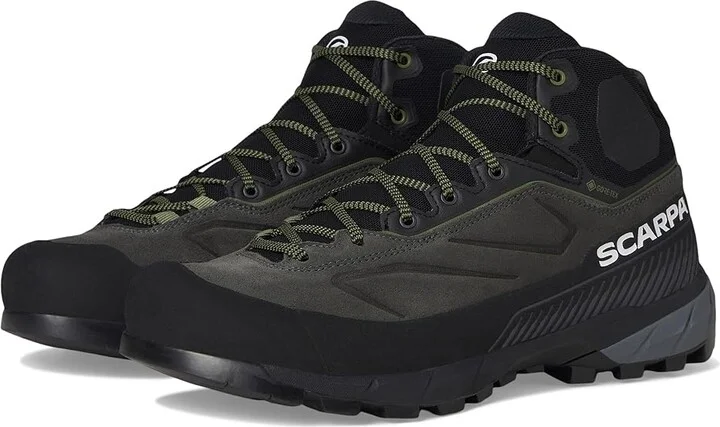 Scarpa Rapid XT Mid GTX Men's Climbing Shoes Shark/Military : EU 40 (US Men's 7.5) D - Medium, Suede