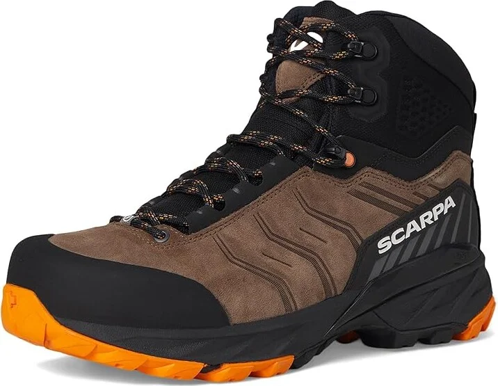 Scarpa Rush TRK GTX Men's Shoes Brown/Orange : EU 44.5 (US Men's 11) D - Medium, Synthetic/Textile - Image 5