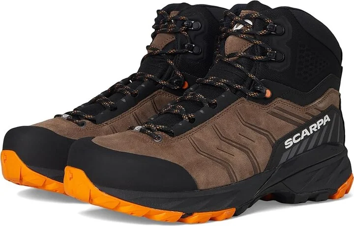 Scarpa Rush TRK GTX Men's Shoes Brown/Orange : EU 44.5 (US Men's 11) D - Medium, Synthetic/Textile