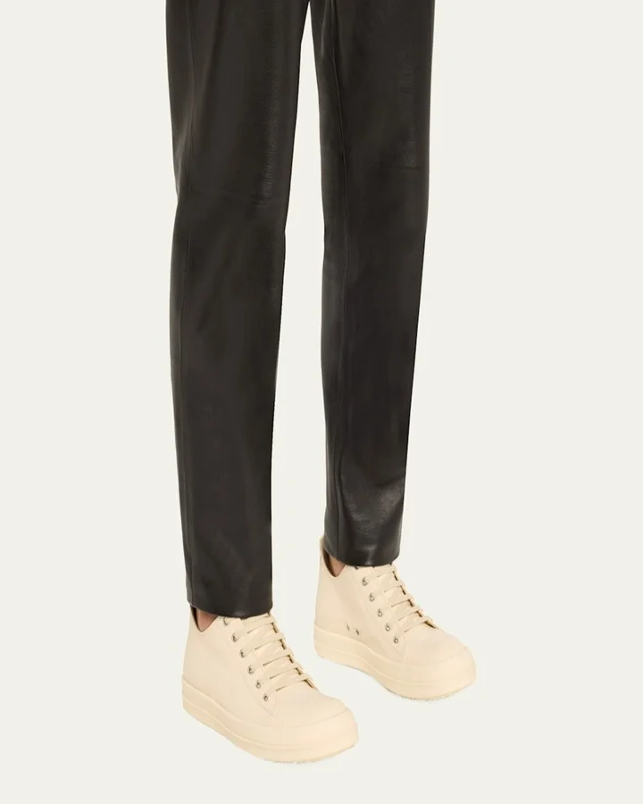 Scarpe Leather Low-Top Sneakers - Image 5
