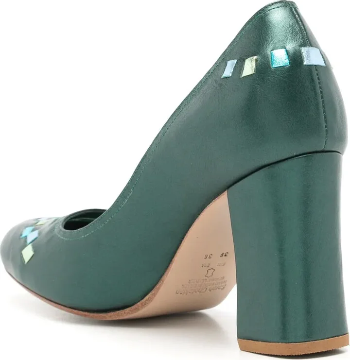 Scarpin Moulins 70mm leather pumps - Image 3