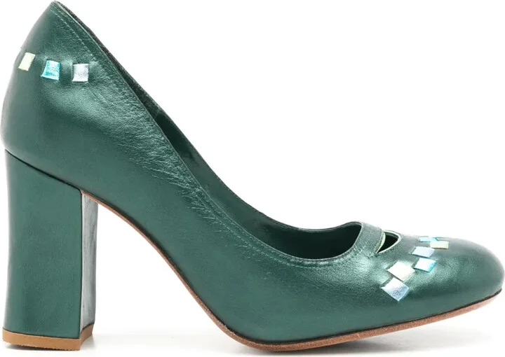 Scarpin Moulins 70mm leather pumps