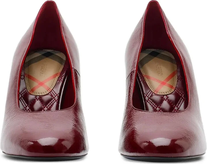 Scarpins Trinket patent leather block-heel pumps - Image 2