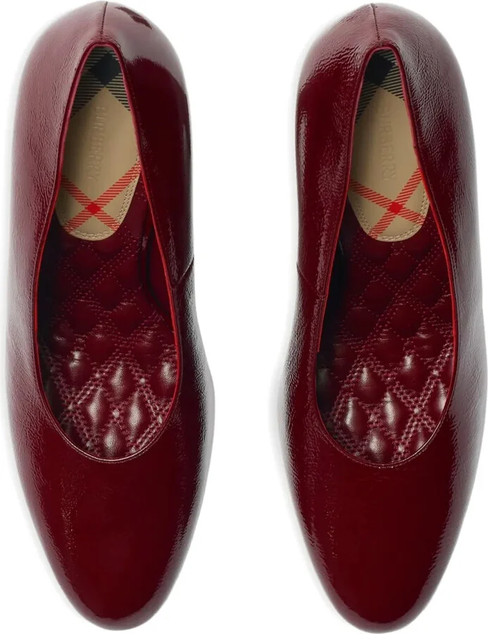 Scarpins Trinket patent leather block-heel pumps - Image 4
