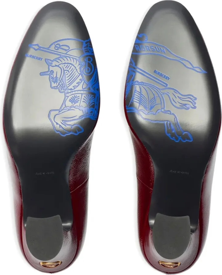 Scarpins Trinket patent leather block-heel pumps - Image 5