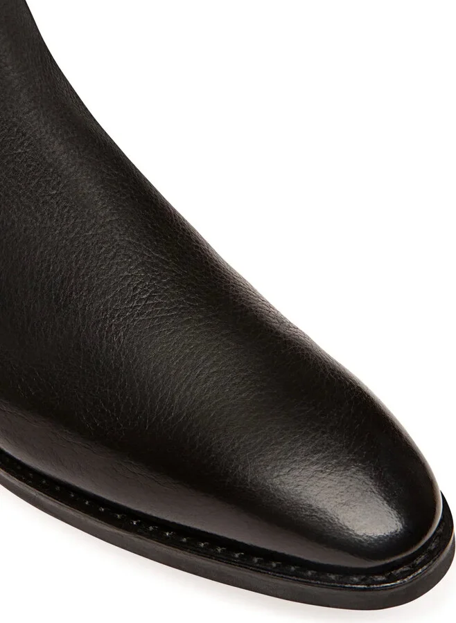 Scavone grained-leather ankle boots - Image 2
