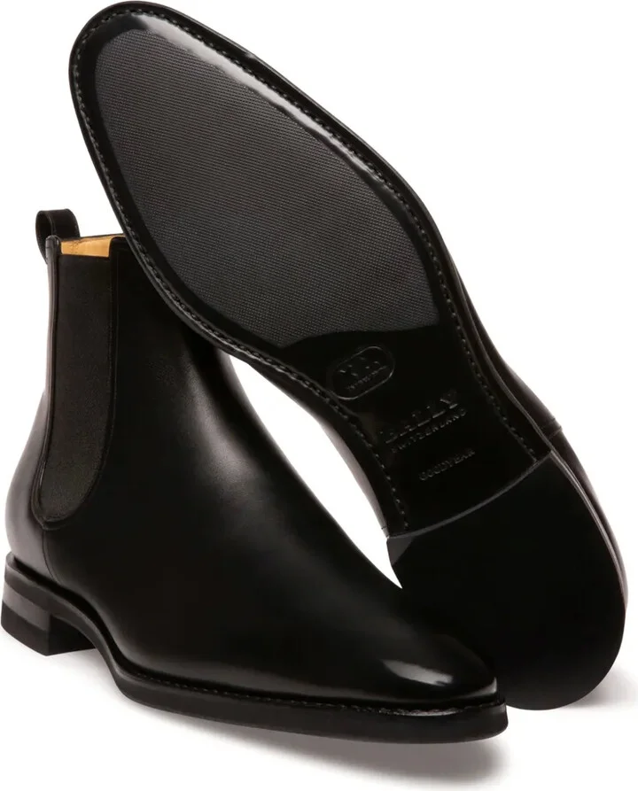Scavone grained-leather ankle boots - Image 5