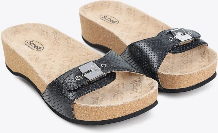 Scholl Leather Slides - Image 2