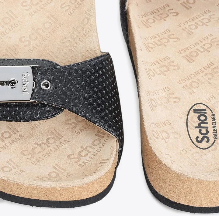 Scholl Leather Slides - Image 3