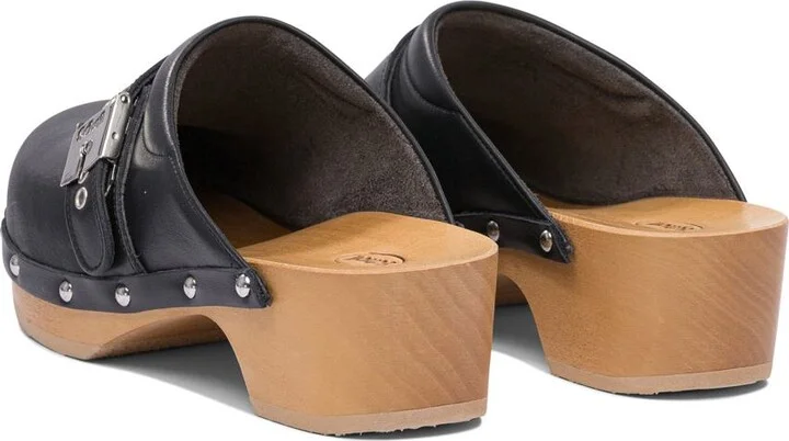 Scholl Pescura Clog 50 Blk&Honey Ltre - 50Mm - Image 4