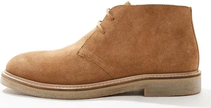 schuh Dace lace up shoes in tan suede - Image 2