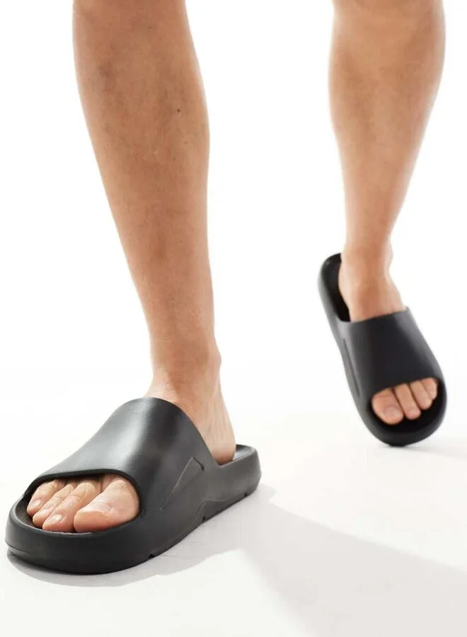 schuh Harris slides in black - Image 3