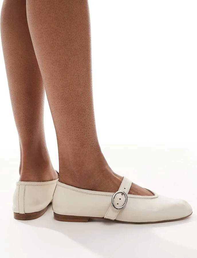schuh Lavena mary janes in bone leather - Image 2