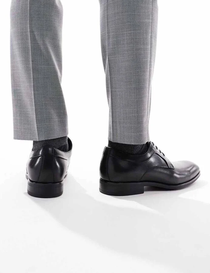 schuh Malcolm lace up shoes in black - Image 4
