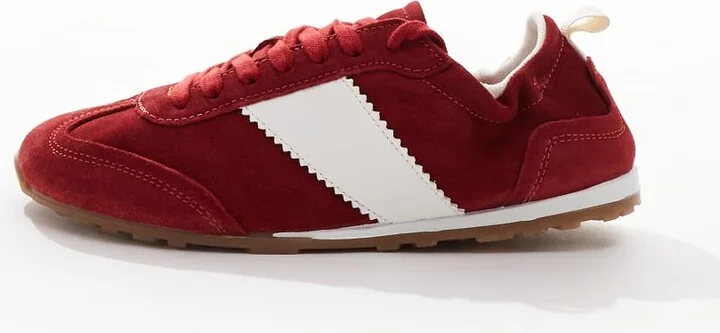 schuh Meredith sneakers in red suede - Image 2