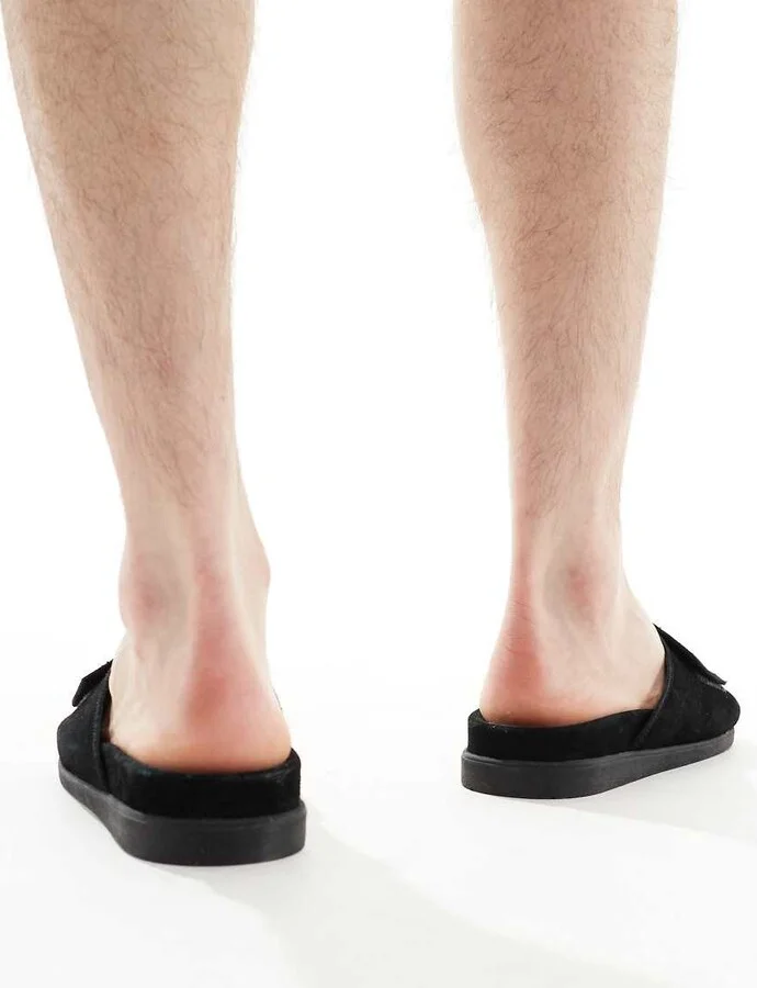 Schuh Samuel Sandals In Black Suede - Image 2