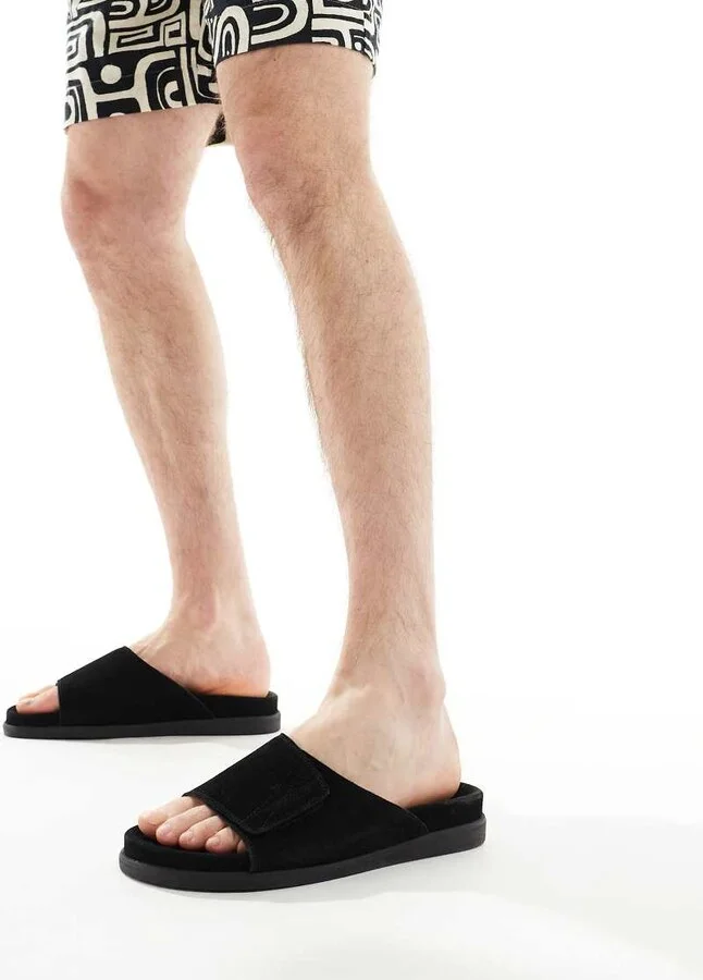 Schuh Samuel Sandals In Black Suede - Image 4