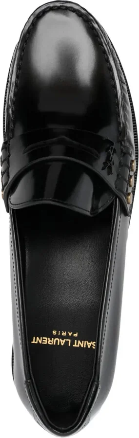 Schuhe penny-slot leather loafers - Image 4