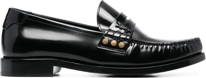 Schuhe penny-slot leather loafers