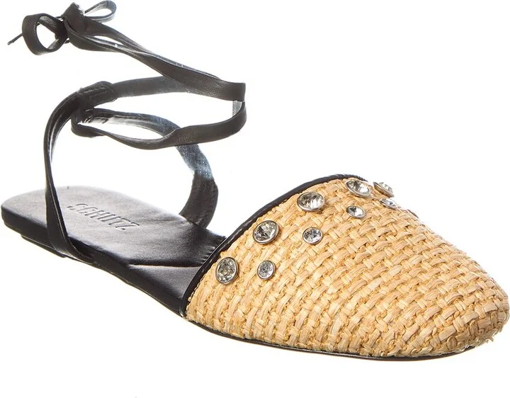 Schutz Abrie Leather Flat