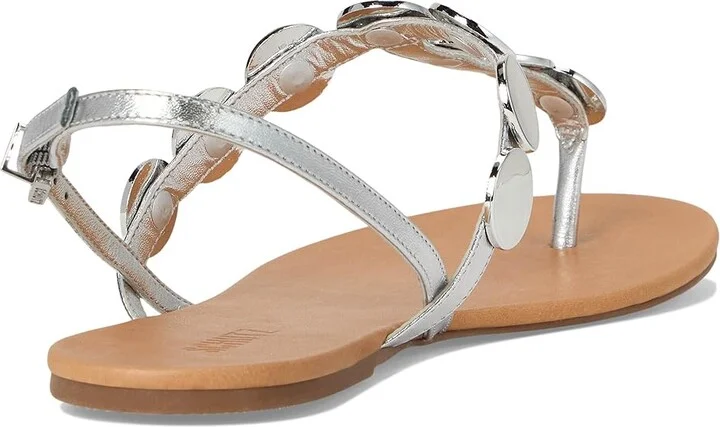 Schutz Acacia T Women's Wedge Shoes Prata : 8.5 M, Leather - Image 4