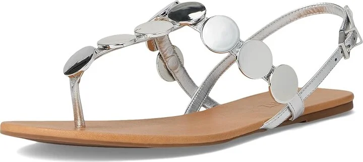 Schutz Acacia T Women's Wedge Shoes Prata : 8.5 M, Leather - Image 5