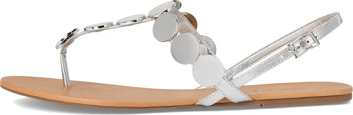 Schutz Acacia T Women's Wedge Shoes Prata : 8.5 M, Leather - Image 6