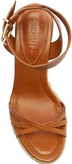 Schutz Alexandra Women's Sandals Miele : 11 M, Leather - Image 2