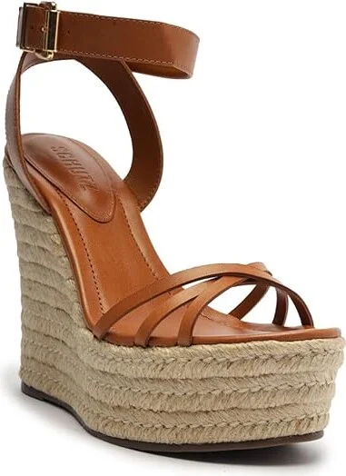 Schutz Alexandra Women's Sandals Miele : 11 M, Leather