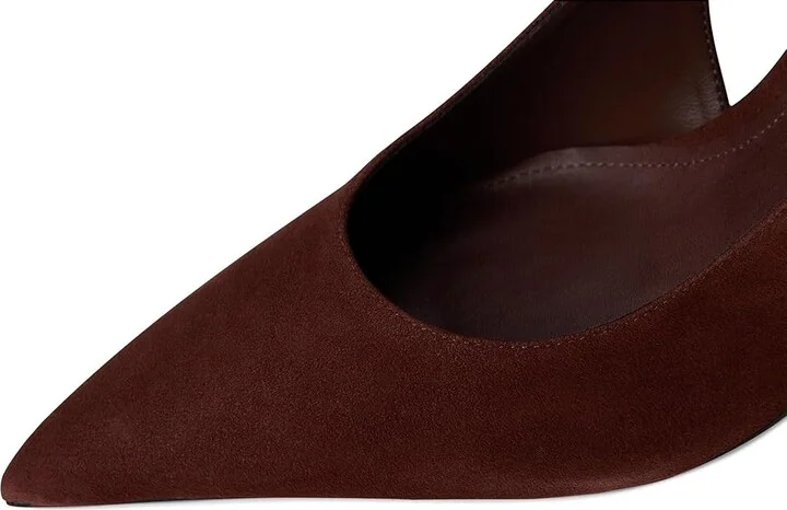 Schutz Alicia Sling Women's Shoes Root Brown : 5 M, Suede - Image 7