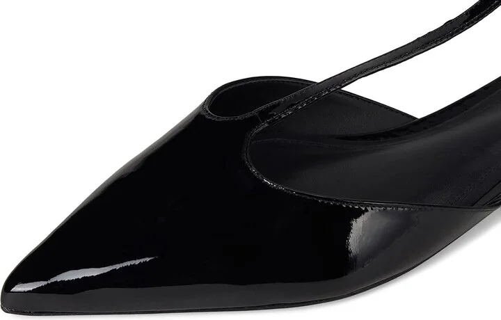 Schutz Allure T Flat Women's Dress Flat Shoes Black : 6 M, Leather - Image 7
