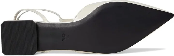 Schutz Allure T Flat Women's Dress Flat Shoes Sugar White : 9.5 M, Leather - Image 3