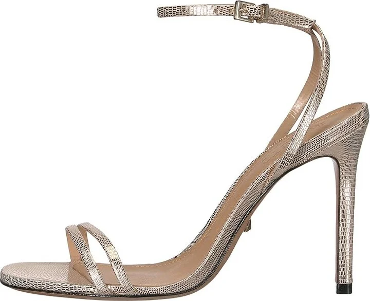 Schutz Altina Women's Shoes Platina Shine Lizard : 5 M, Leather - Image 7