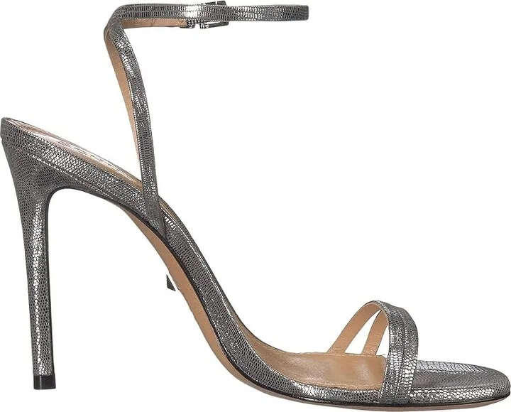 Schutz Altina Women's Shoes Prata Shine Lizard : 5 M, Leather - Image 8