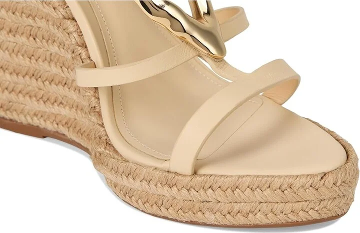 Schutz Amarilis Wedge Women's Wedge Shoes Natural Nibs : 10 M, Leather - Image 7