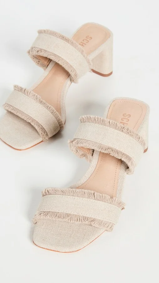 Schutz Amely Mid Block Sandals - Image 4