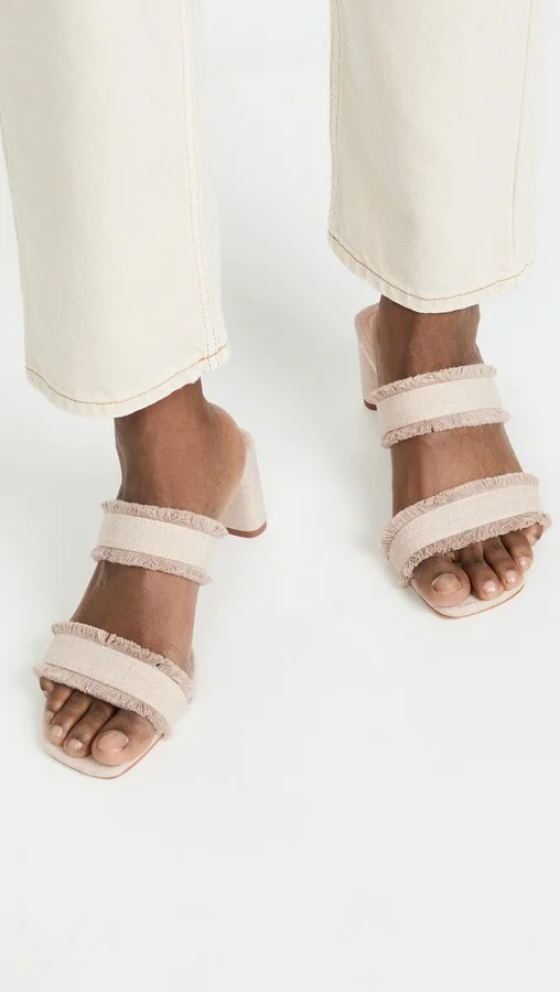 Schutz Amely Mid Block Sandals - Image 5