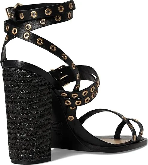 Schutz Annete High Women's Sandals Black : 5.5 M, Leather - Image 4