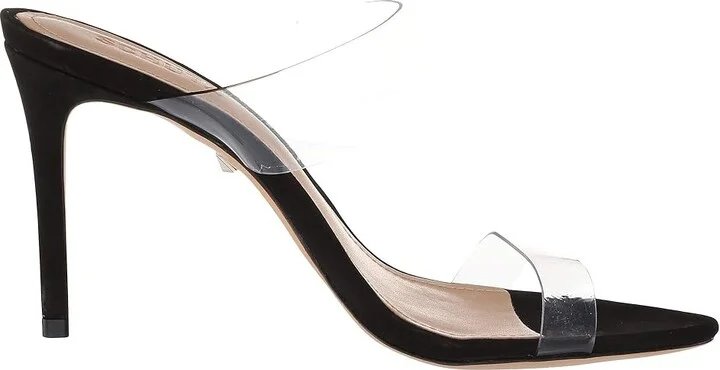 Schutz Ariella Women's Sandals Black/Transparente Nubuck/Vinil : 5 M - Image 8