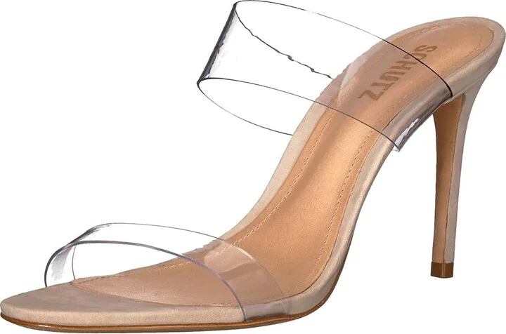 Schutz Ariella Women's Sandals Transparente Nubuck/Vinil : 5 M - Image 2