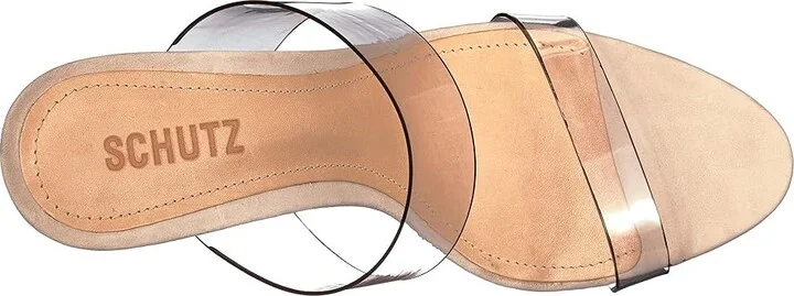 Schutz Ariella Women's Sandals Transparente Nubuck/Vinil : 5 M - Image 3
