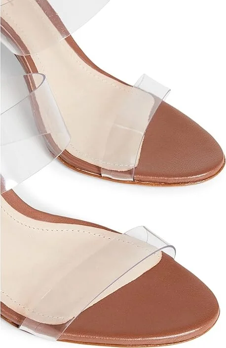 Schutz Ariella Women's Shoes Transparente(Wood) : 5 M - Image 4